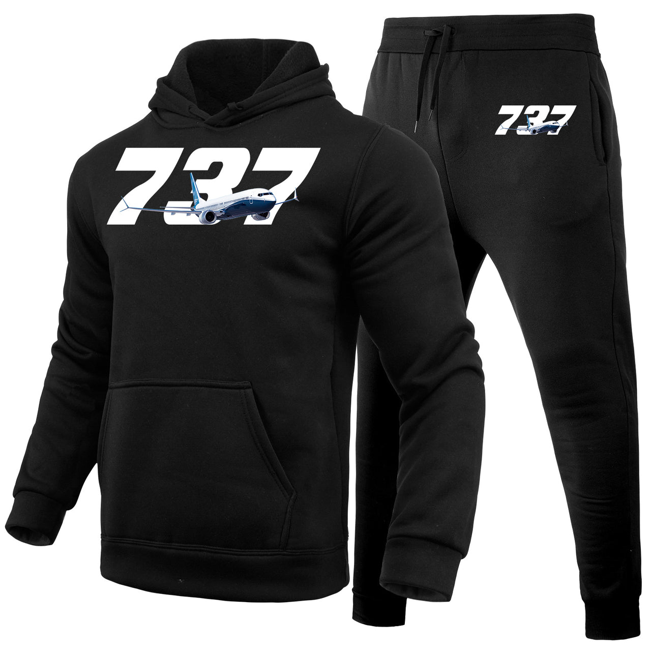 Super Boeing 737 Designed Hoodies & Sweatpants Set