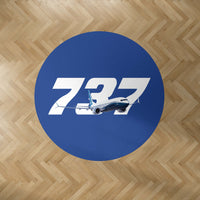 Thumbnail for Super Boeing 737 Designed Carpet & Floor Mats (Round)