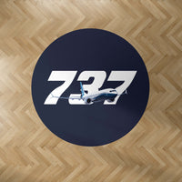 Thumbnail for Super Boeing 737 Designed Carpet & Floor Mats (Round)