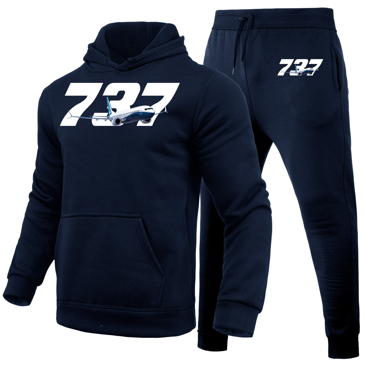 Super Boeing 737 Designed Hoodies & Sweatpants Set