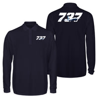 Thumbnail for Super Boeing 737 Designed Long Sleeve Polo T-Shirts (Double-Side)