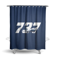Thumbnail for Super Boeing 737 Designed Shower Curtains