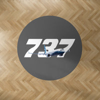 Thumbnail for Super Boeing 737 Designed Carpet & Floor Mats (Round)