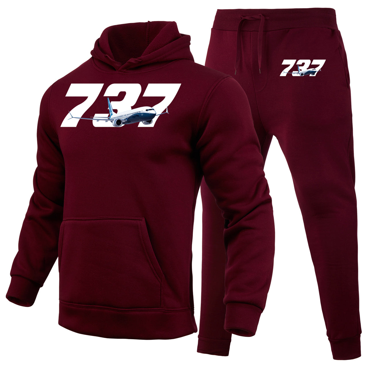 Super Boeing 737 Designed Hoodies & Sweatpants Set