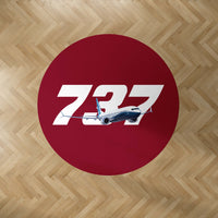 Thumbnail for Super Boeing 737 Designed Carpet & Floor Mats (Round)