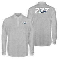 Thumbnail for Super Boeing 737 Designed Long Sleeve Polo T-Shirts (Double-Side)