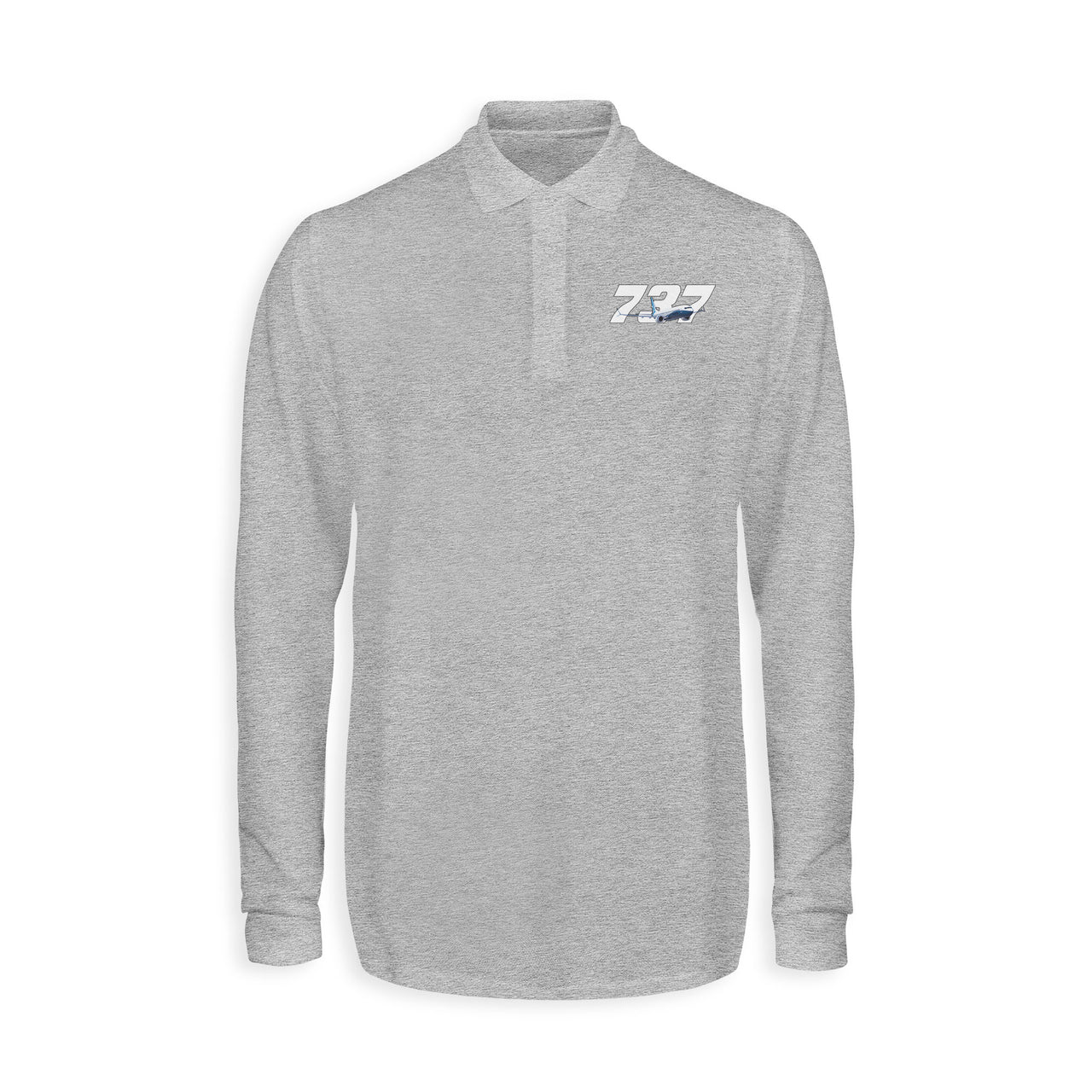 Super Boeing 737 Designed Long Sleeve Polo T-Shirts