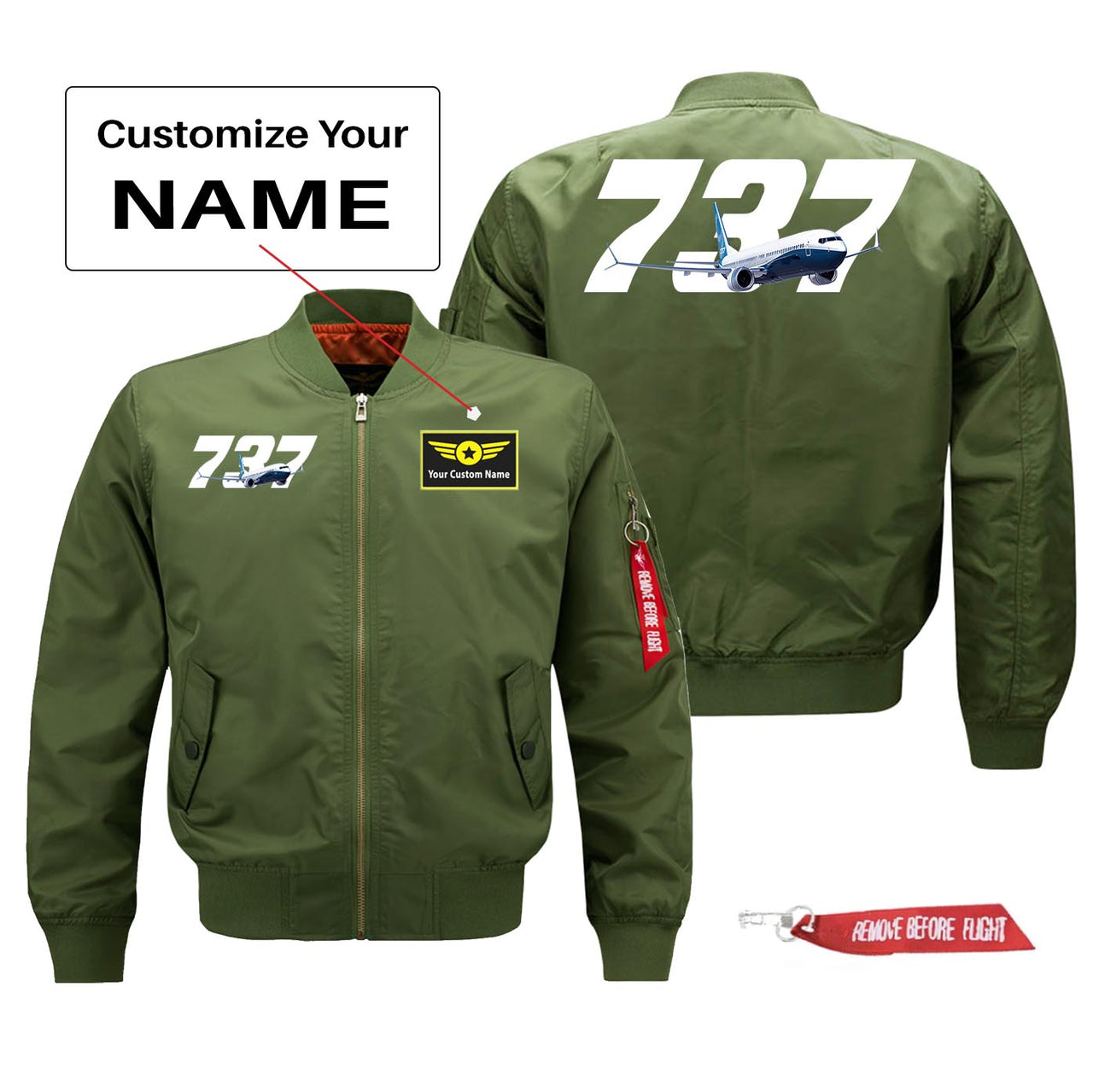 Super Boeing 737 Designed Pilot Jackets (Customizable)