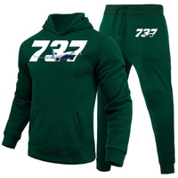 Thumbnail for Super Boeing 737 Designed Hoodies & Sweatpants Set
