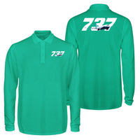 Thumbnail for Super Boeing 737 Designed Long Sleeve Polo T-Shirts (Double-Side)