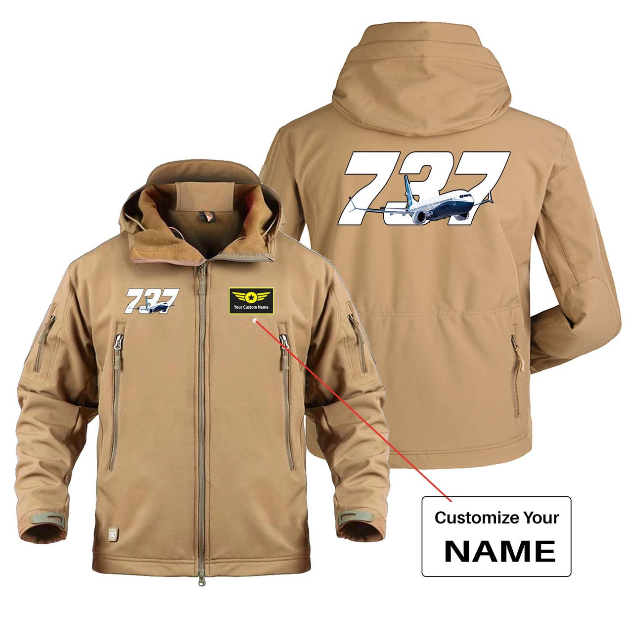 Super Boeing 737 Designed Military Jackets (Customizable)