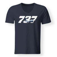 Thumbnail for Super Boeing 737 Designed V-Neck T-Shirts