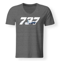Thumbnail for Super Boeing 737 Designed V-Neck T-Shirts