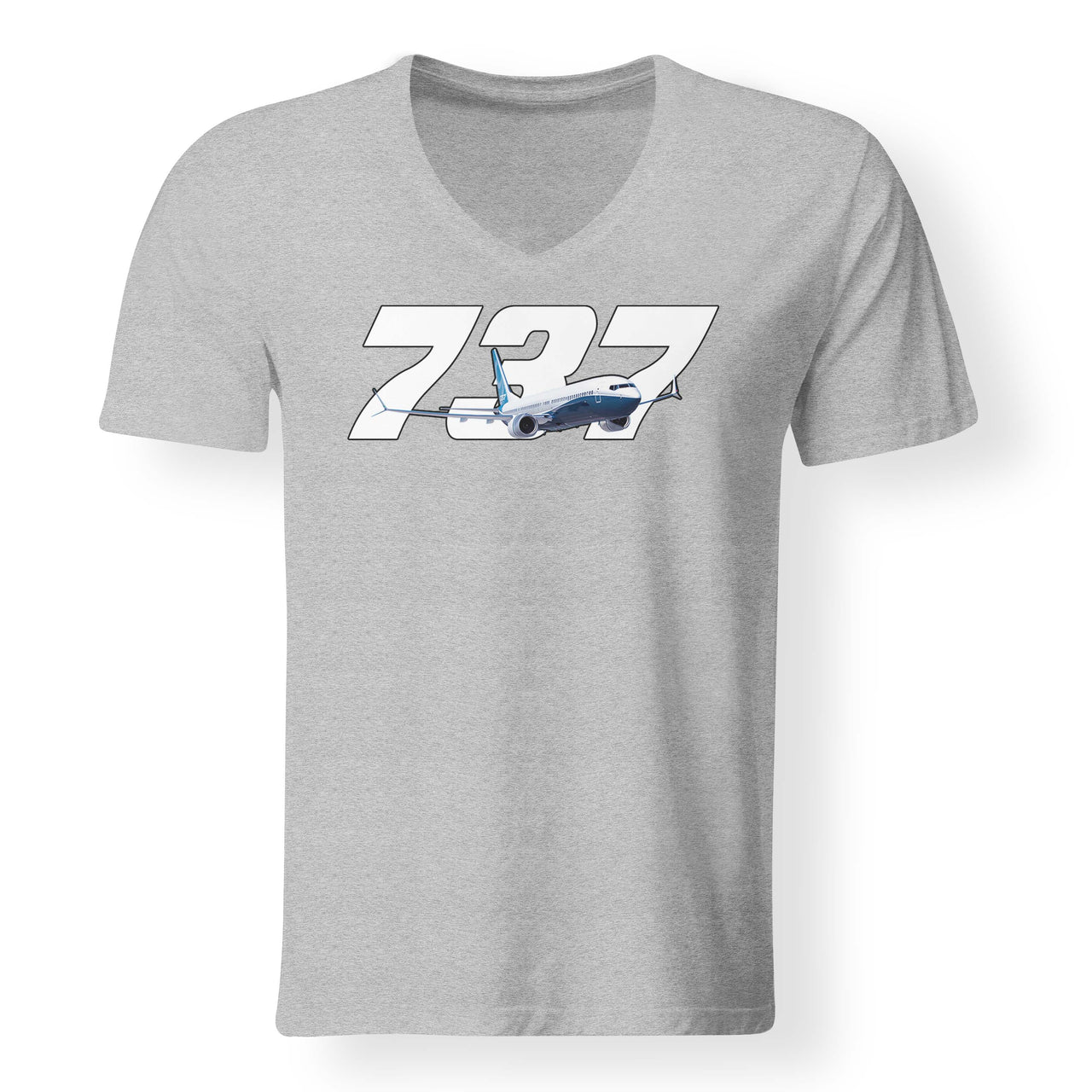Super Boeing 737 Designed V-Neck T-Shirts