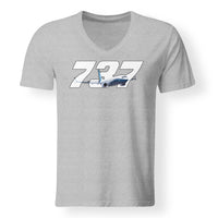Thumbnail for Super Boeing 737 Designed V-Neck T-Shirts
