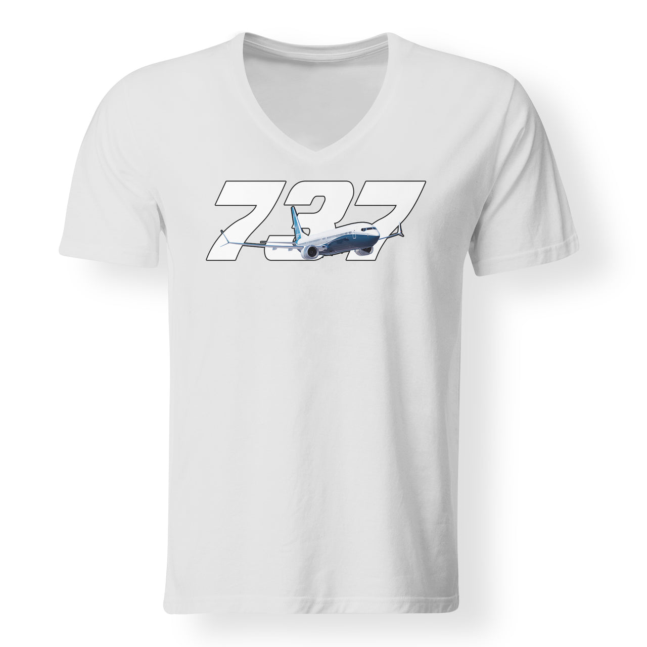 Super Boeing 737 Designed V-Neck T-Shirts