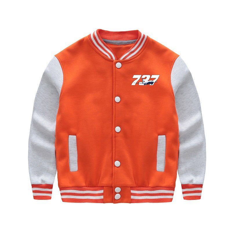 Super Boeing 737 Designed "CHILDREN" Baseball Jackets