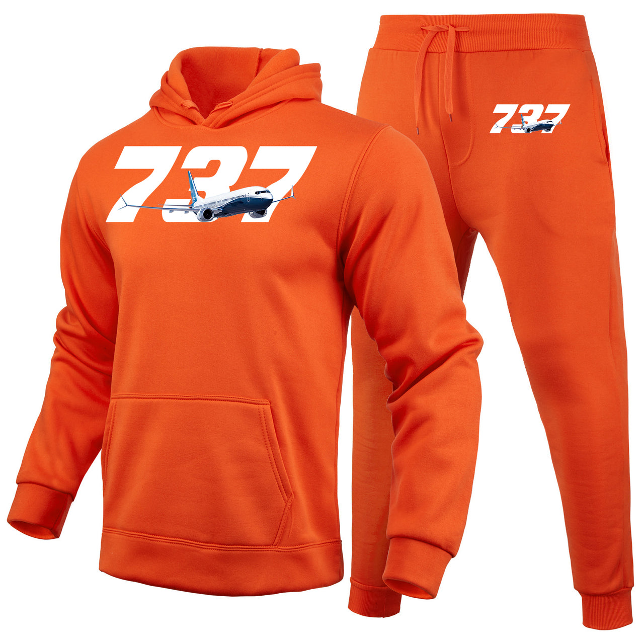 Super Boeing 737 Designed Hoodies & Sweatpants Set