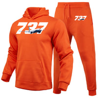 Thumbnail for Super Boeing 737 Designed Hoodies & Sweatpants Set