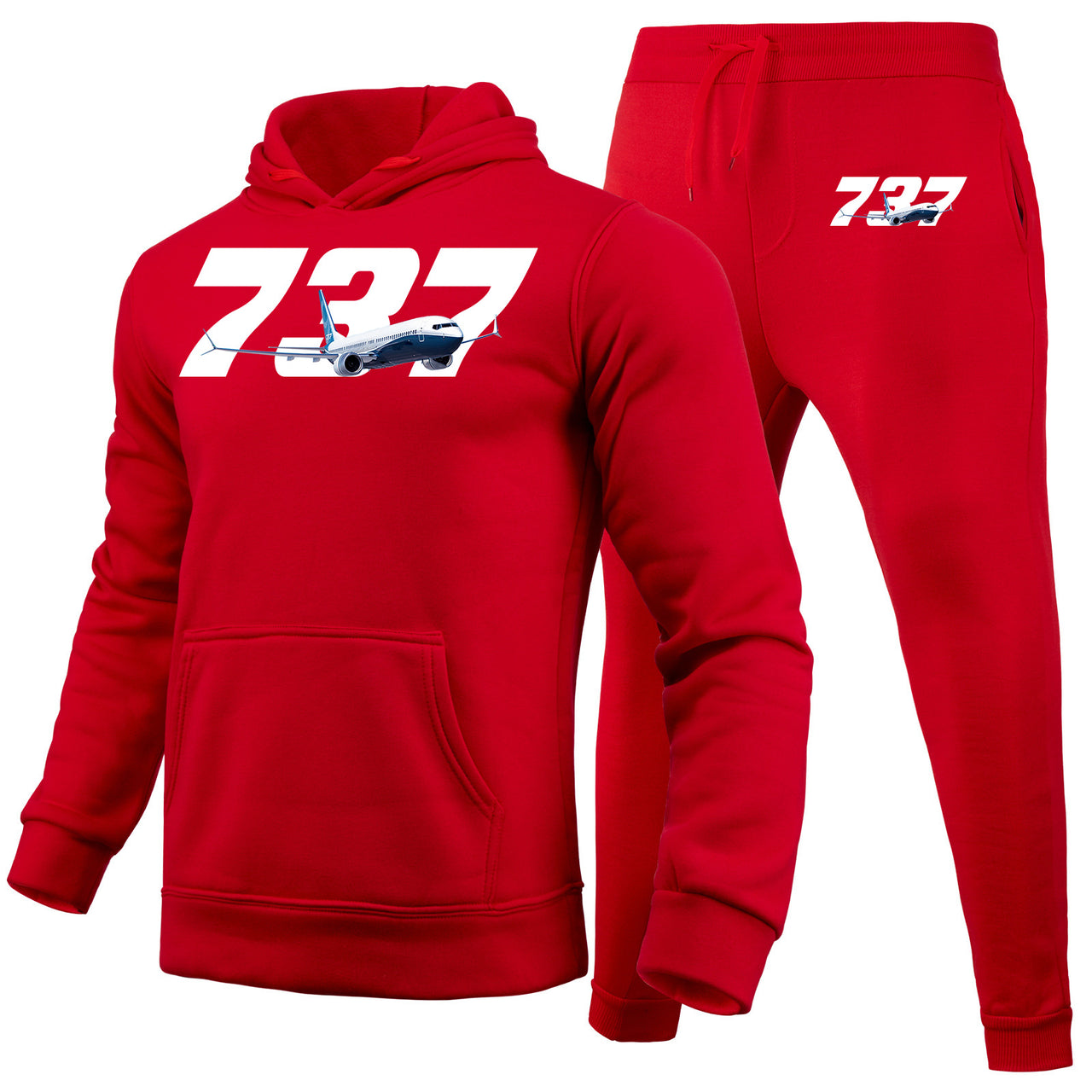 Super Boeing 737 Designed Hoodies & Sweatpants Set
