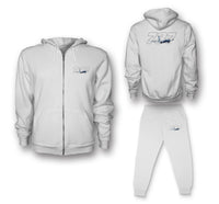 Thumbnail for Super Boeing 737 Designed Zipped Hoodies & Sweatpants Set