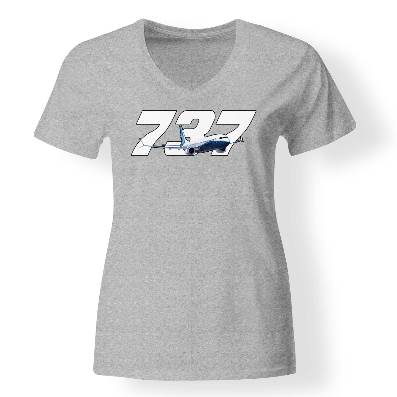 Super Boeing 737 Designed V-Neck T-Shirts