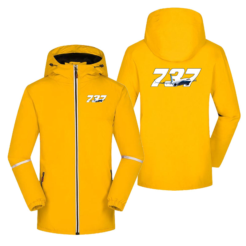 Super Boeing 737 Designed Rain Coats & Jackets