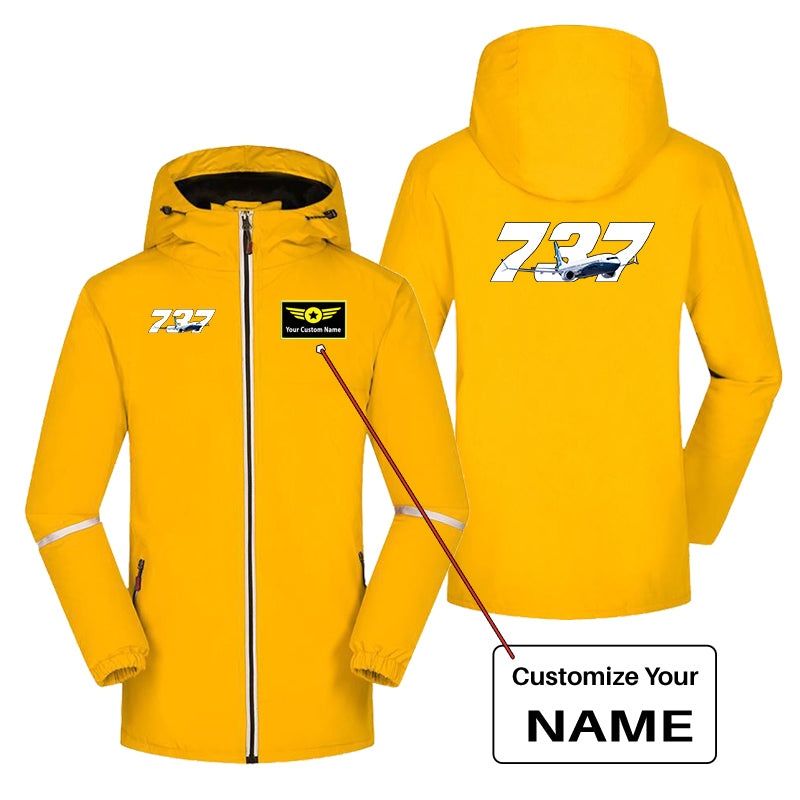 Super Boeing 737 Designed Rain Coats & Jackets