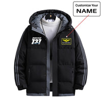 Thumbnail for Super Boeing 737+Text Designed Thick Fashion Jackets