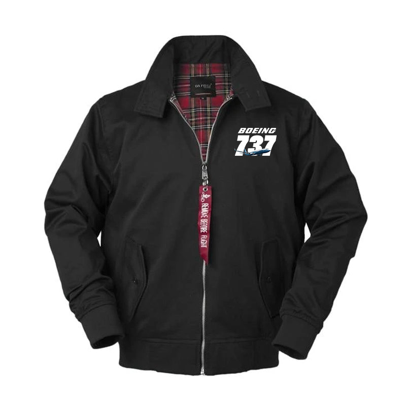 Super Boeing 737+Text Designed Vintage Style Jackets
