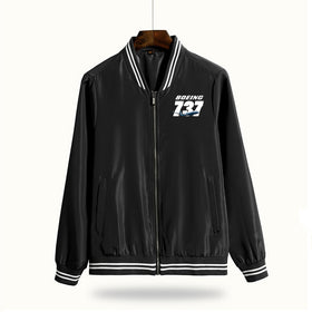 Super Boeing 737+Text Thin Spring Jackets