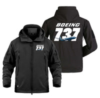 Thumbnail for Super Boeing 737+Text Designed Military Jackets (Customizable)