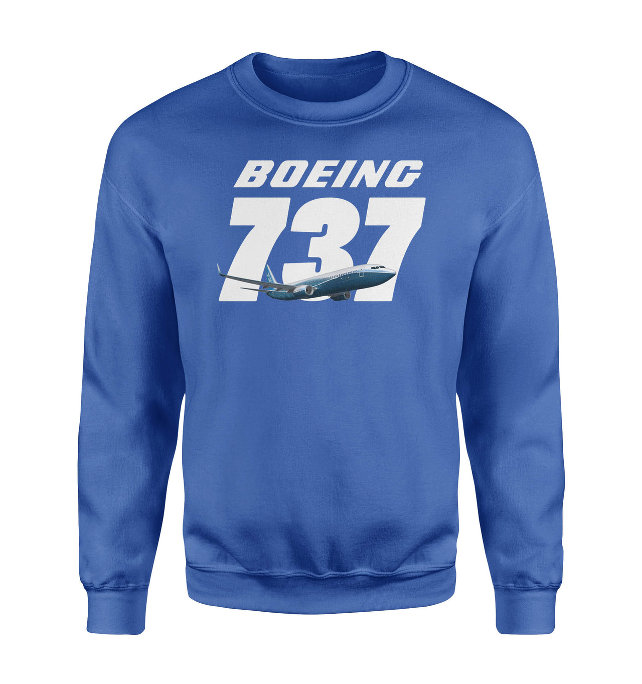 Super Boeing 737+Text Designed Sweatshirts