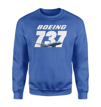 Thumbnail for Super Boeing 737+Text Designed Sweatshirts