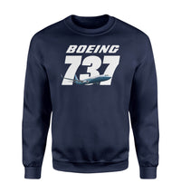 Thumbnail for Super Boeing 737+Text Designed Sweatshirts