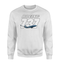 Thumbnail for Super Boeing 737+Text Designed Sweatshirts