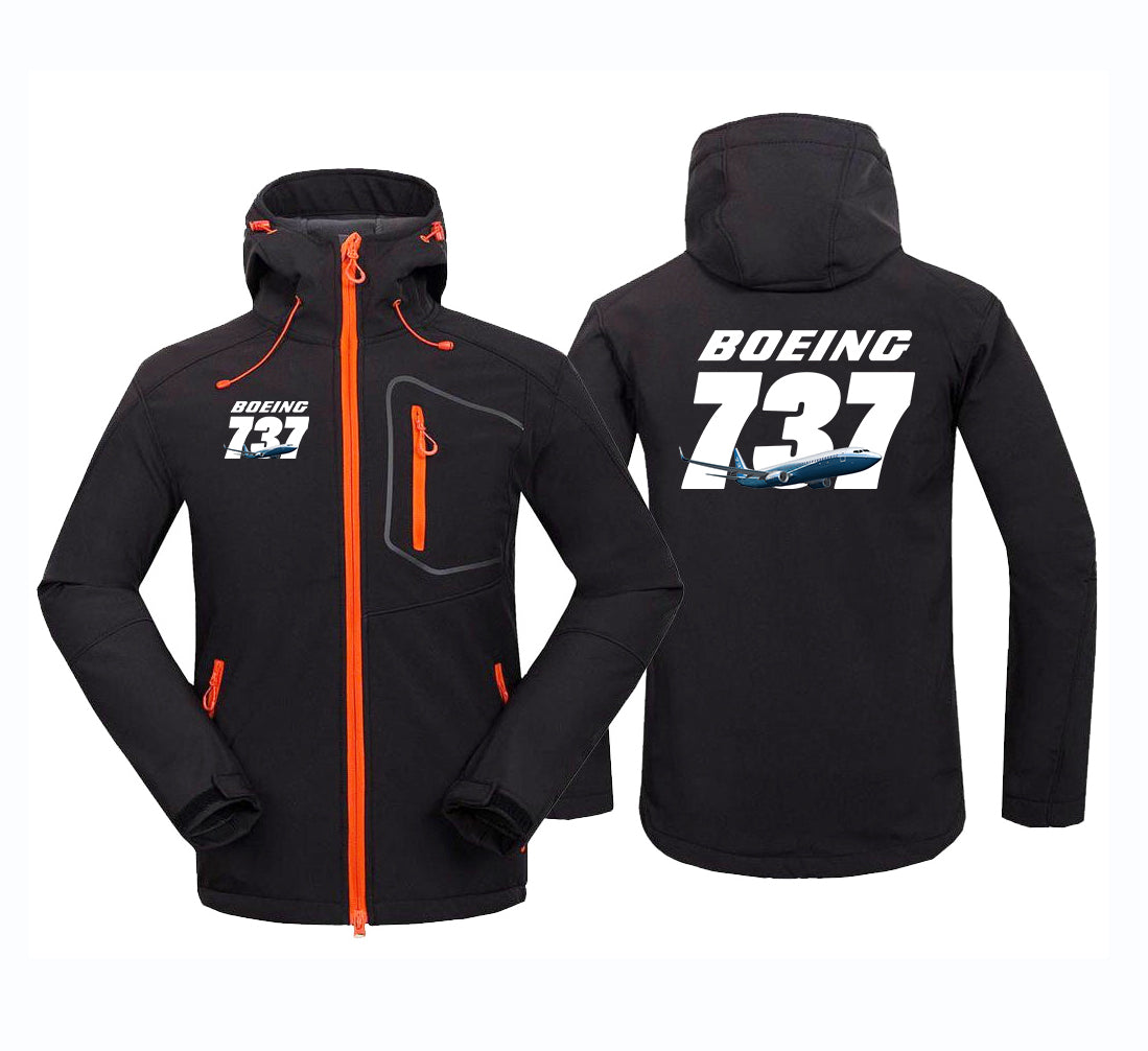 Super Boeing 737+Text Polar Style Jackets