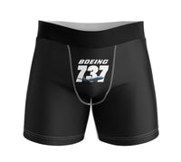 Thumbnail for Super Boeing 737+Text Designed Men Boxers