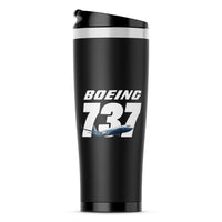 Thumbnail for Super Boeing 737+Text Designed Stainless Steel Travel Mugs