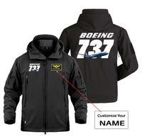 Thumbnail for Super Boeing 737+Text Designed Military Jackets (Customizable)