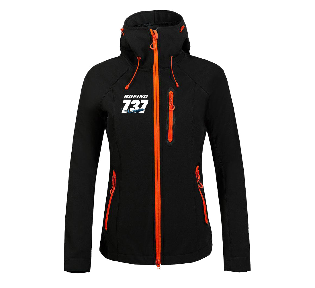 Super Boeing 737+Text Designed "Women" Polar Jackets