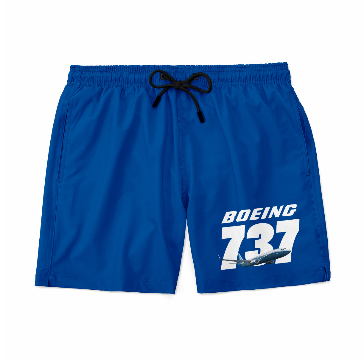 Super Boeing 737+Text Designed Swim Trunks & Shorts