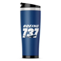Thumbnail for Super Boeing 737+Text Designed Travel Mugs