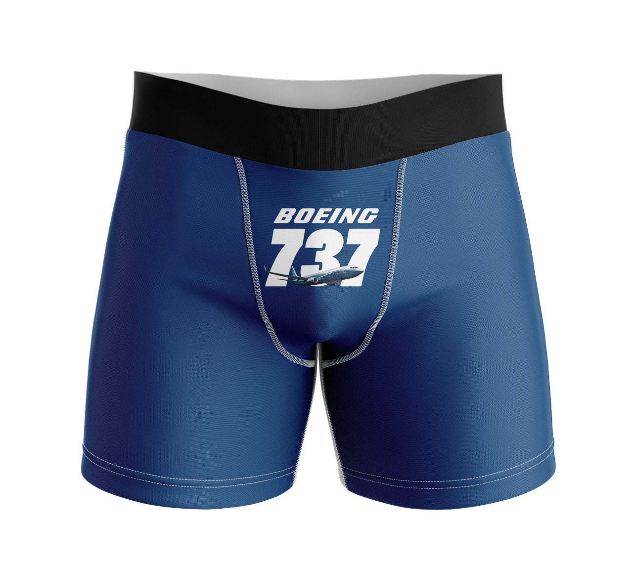 Super Boeing 737+Text Designed Men Boxers