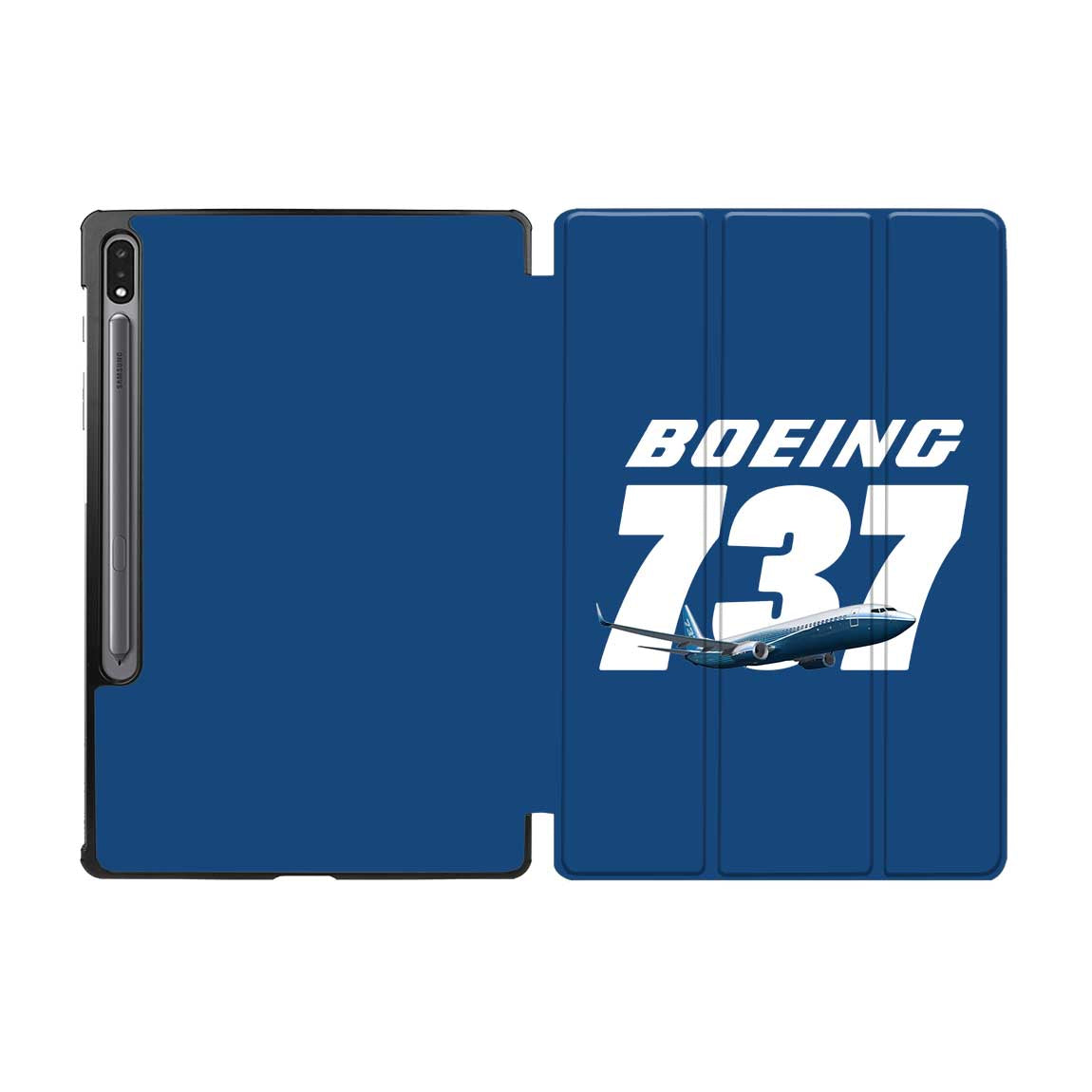 Super Boeing 737+Text Designed Samsung Tablet Cases
