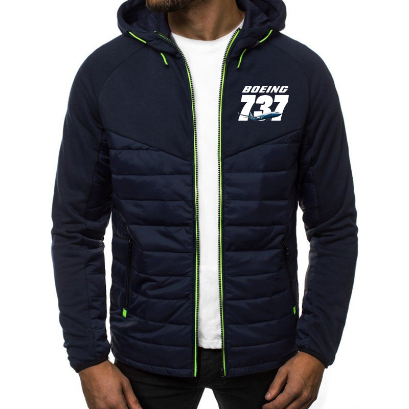 Super Boeing 737+Text Designed Sportive Jackets