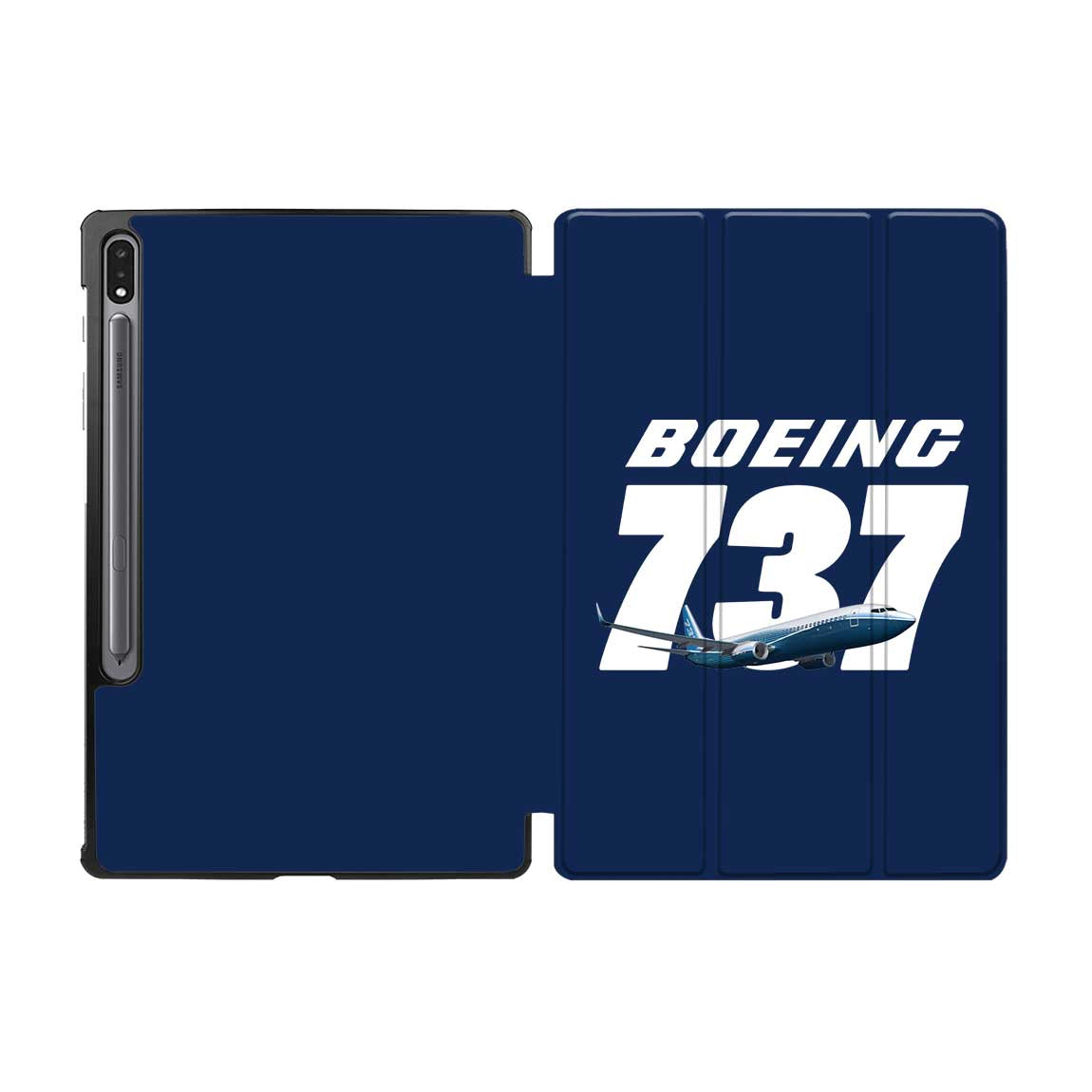 Super Boeing 737+Text Designed Samsung Tablet Cases