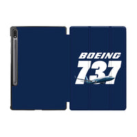 Thumbnail for Super Boeing 737+Text Designed Samsung Tablet Cases
