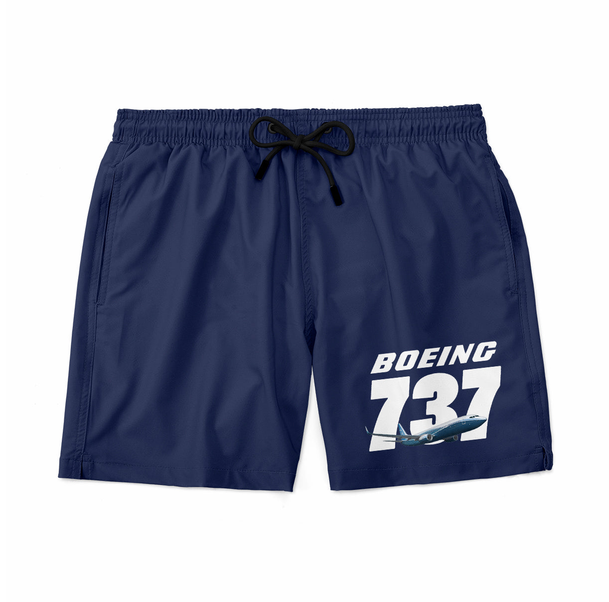 Super Boeing 737+Text Designed Swim Trunks & Shorts