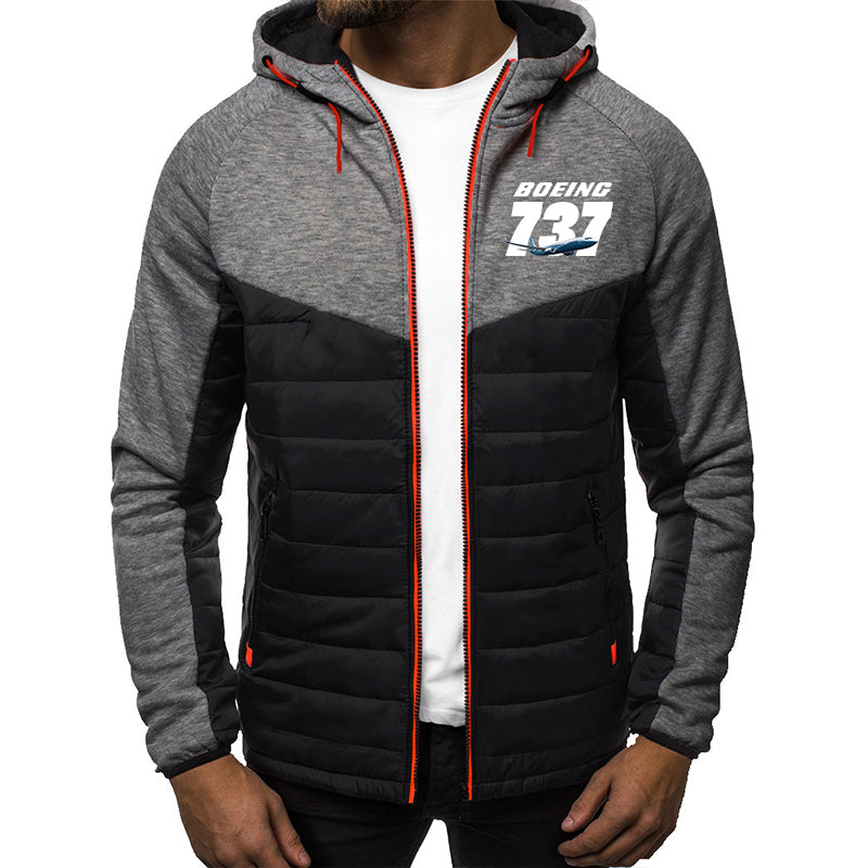 Super Boeing 737+Text Designed Sportive Jackets